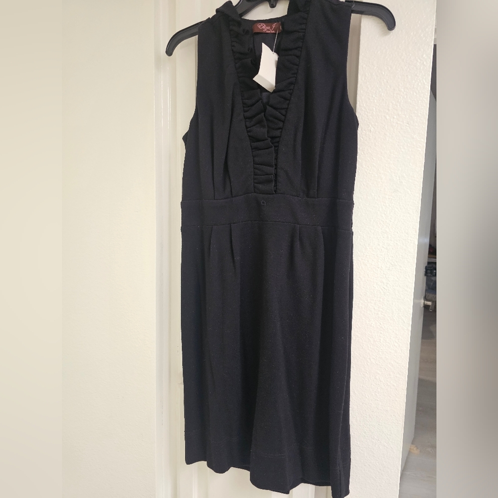 Elegant Black Sleeveless Dress